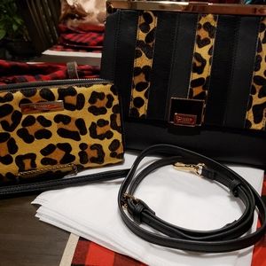 Dune of London Leopard, purse and wallet SET!
